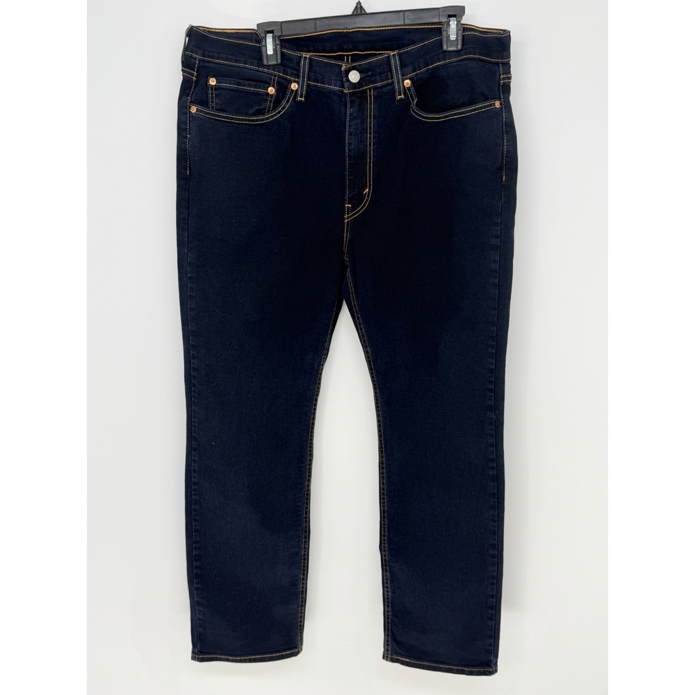 Levi's 514 Regular Straight Jeans Mens 36x30 Dark Wash Blue Denim